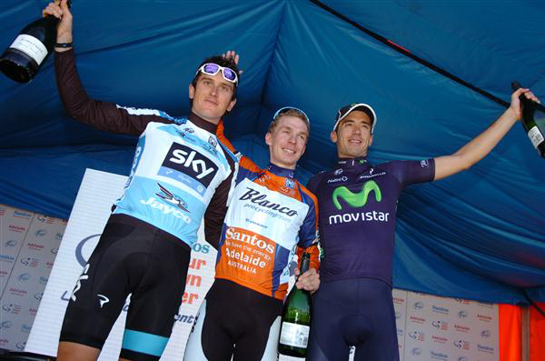 TDU final podium